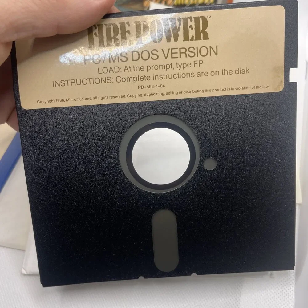 Fire Power One To One Series Micro Illusions Apple 1987 Both 5.25” & 3.5
